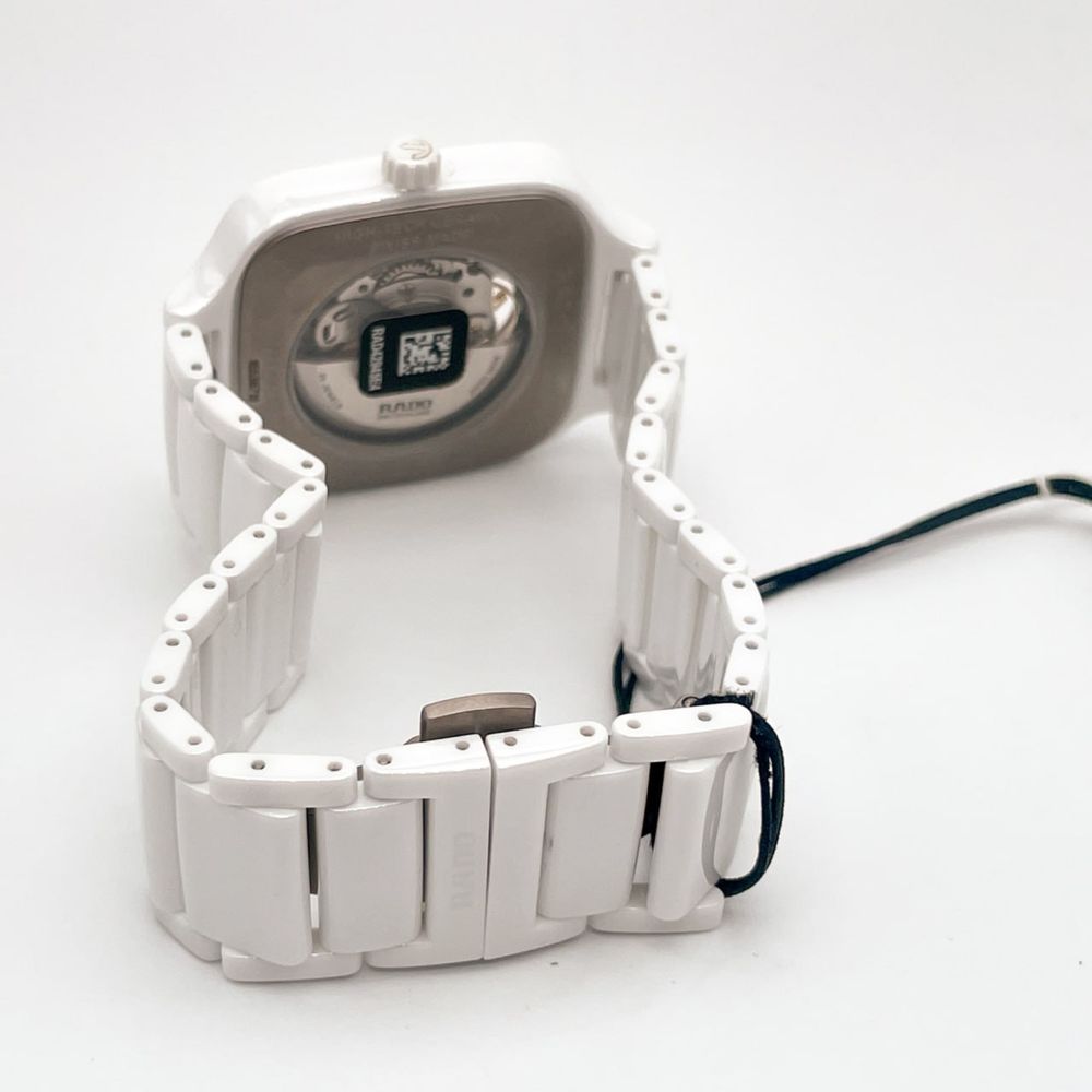 Часовник Rado True Square Automatic Open Heart White Ceramic