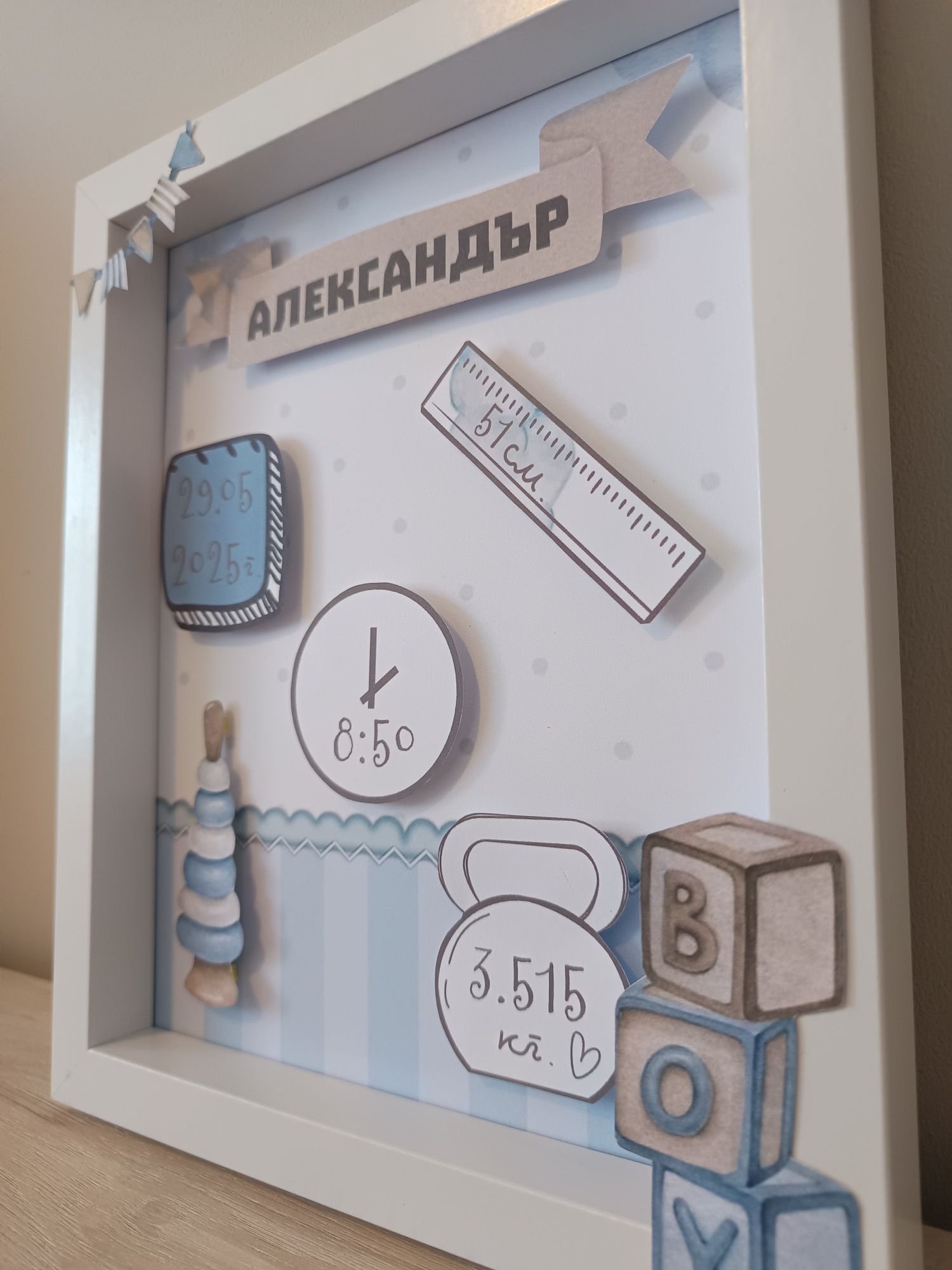 Бебешки 3D визитки