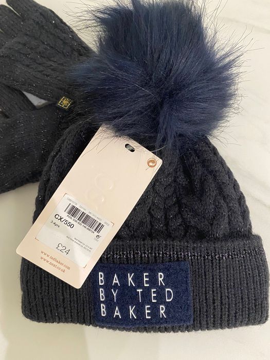НОВИ Ted Baker Шапка и ръкавици за момиче 2-3г.