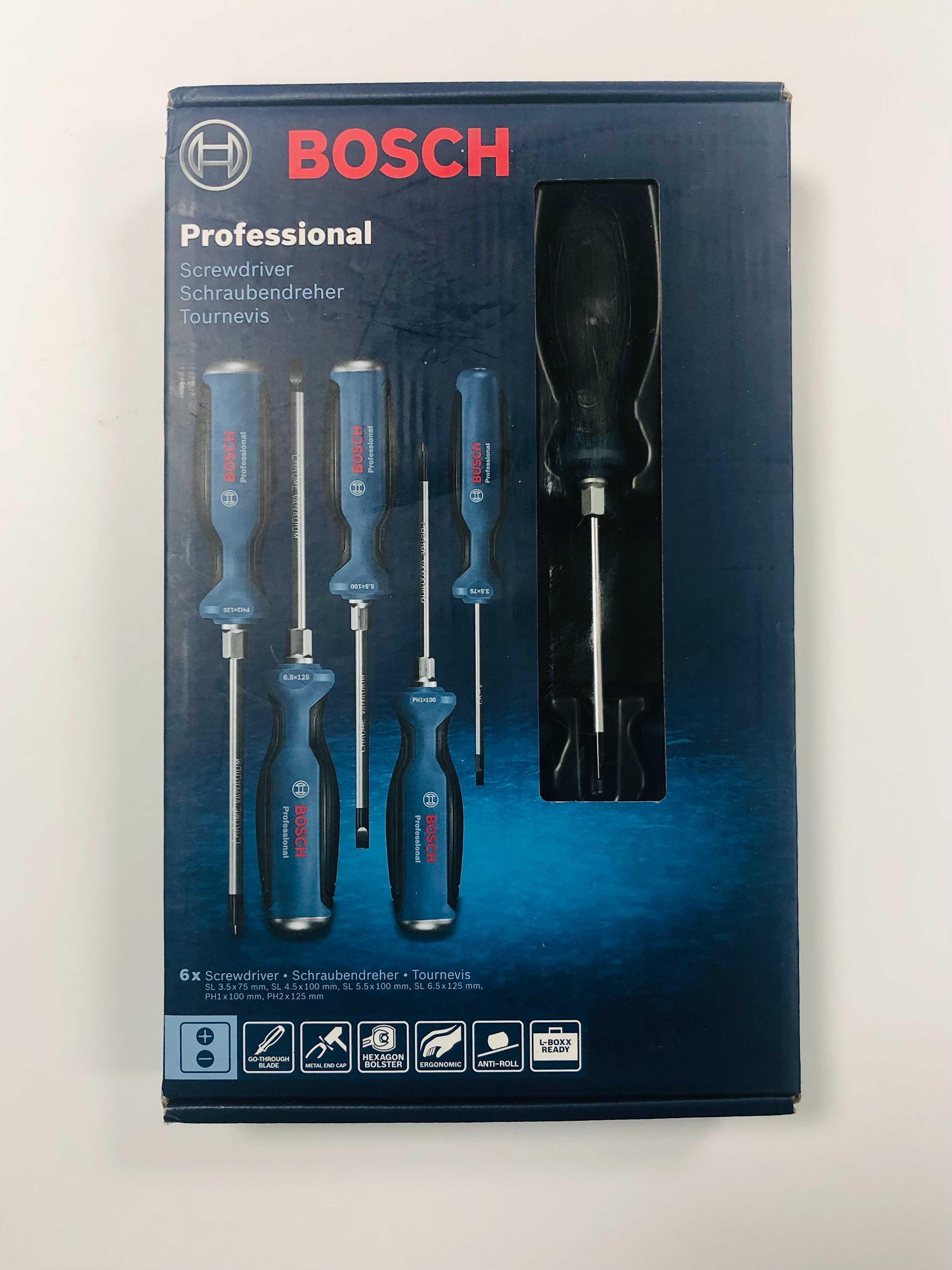 професионални отвертки 6 бр. Bosch Professional, отвертка, Германия