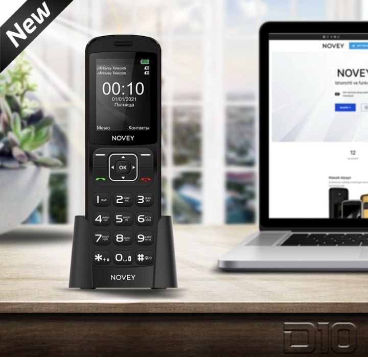 Новый телефон кнопочный Novey D10 Гарантия есть! Доставка есть!