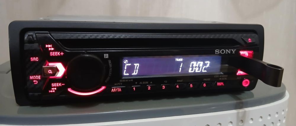 CD USB Sony радио за кола флашка диск аукс 4x50W