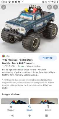 Mașinuța BIG Foot 4x4 vintage 1983