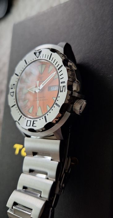 Nou! Seiko Monster homage.Ceas automatic, cu Seiko NH35A.