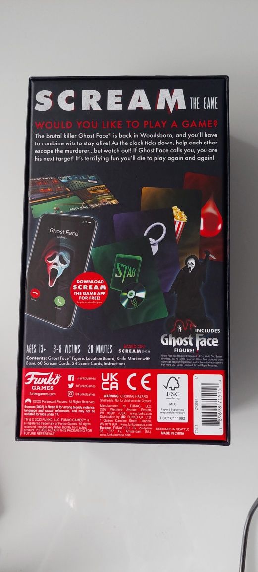 Настолна игра Scream The Game
