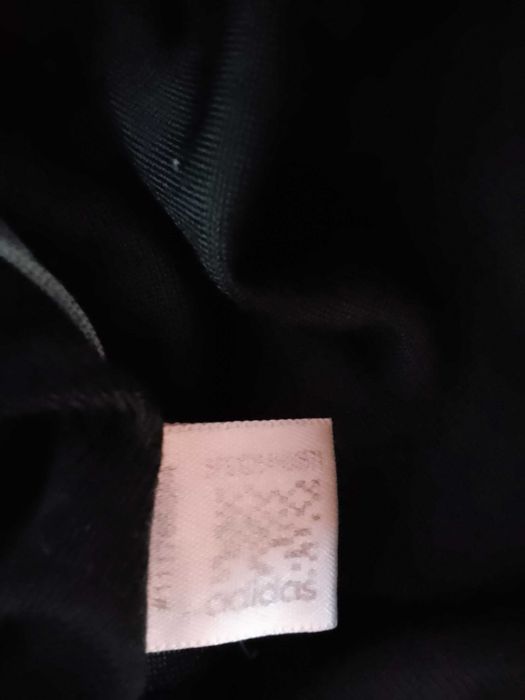 Дамско спортно горнище Adidas Three Stripe Full Zip, черно, размер S