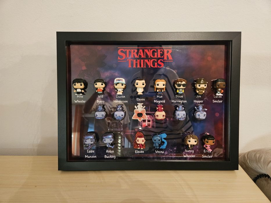 Rame pentru figurine stranger things si harry potter