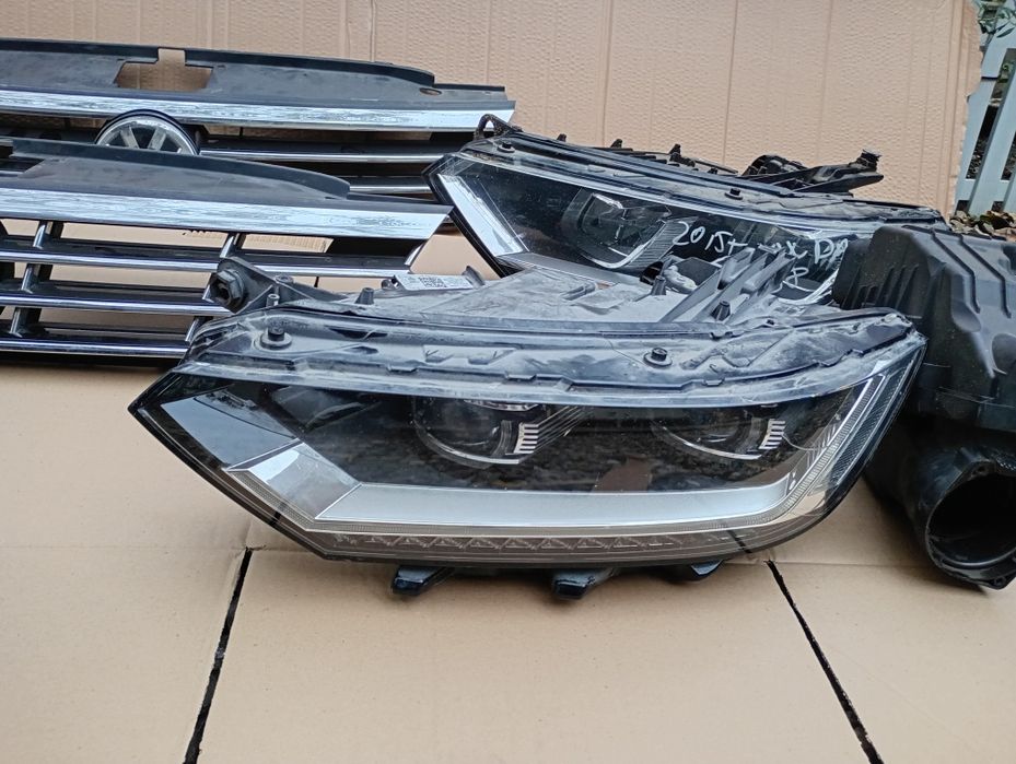 Bara spate grilă ușă armatura stop far faruri full led Vw Passat B8