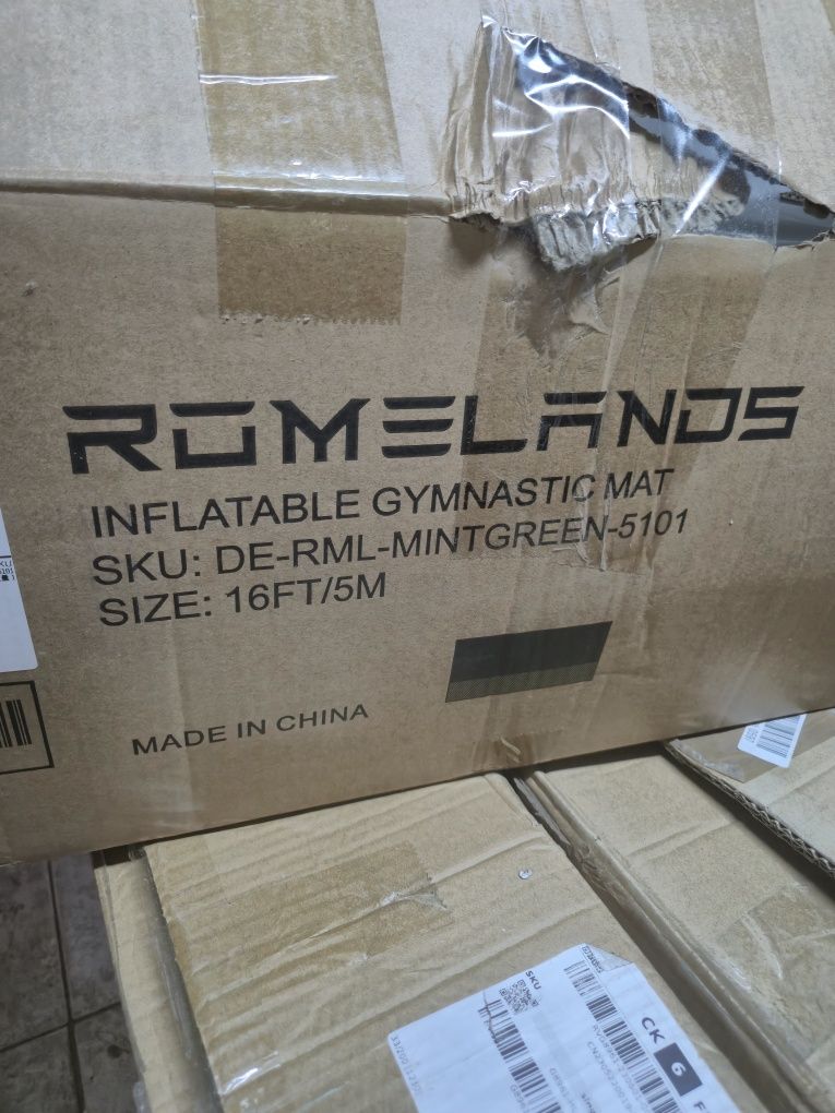 5м.ROMELANDS надуваема гимнастическа постелка.