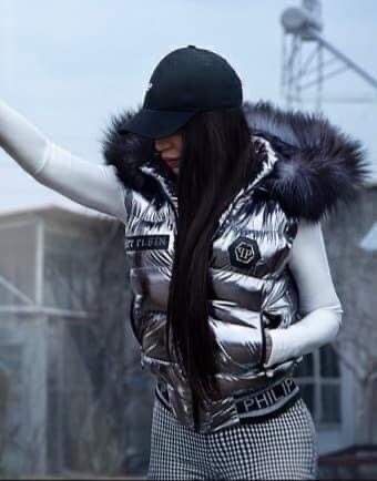 Елек с естествен косъм