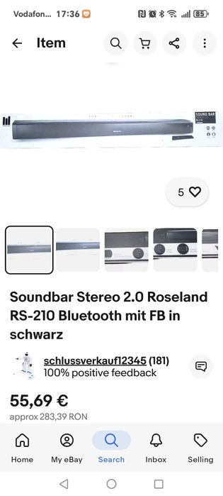 Soundbar Roseland RS 210