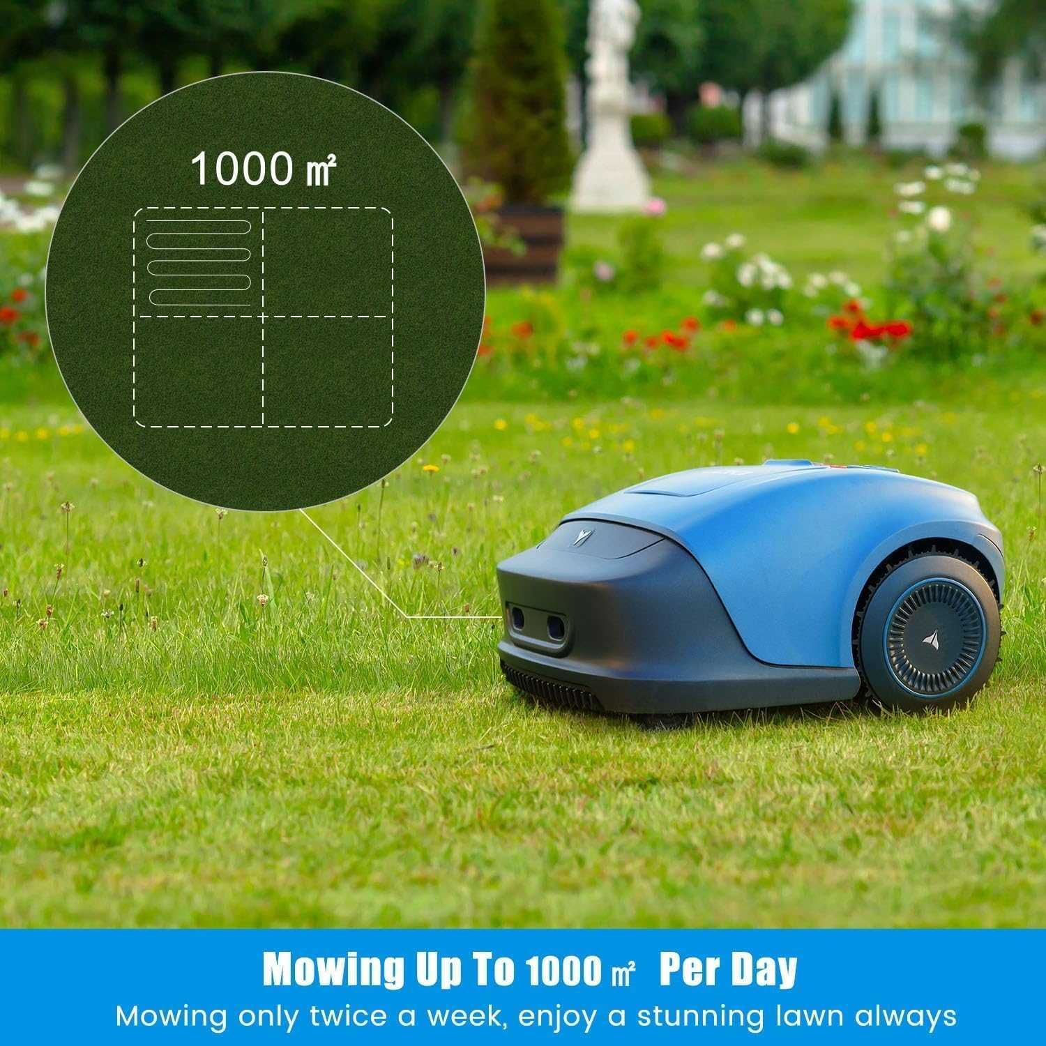 Робот косачка HOOKII Neomow S – до 1000 м² – Демо модел, като нова!