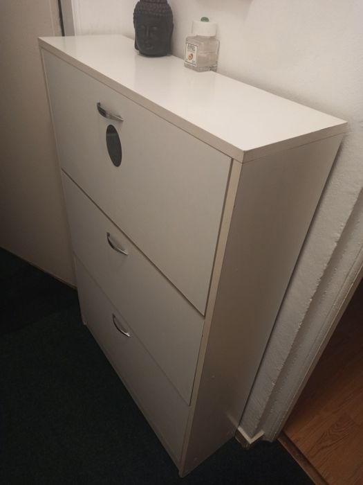 Pantofar dulap încălțăminte alb