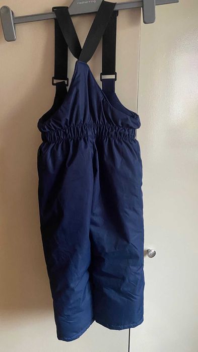 Salopeta albastra/pantaloni de ski pentru copii 3-4 ani