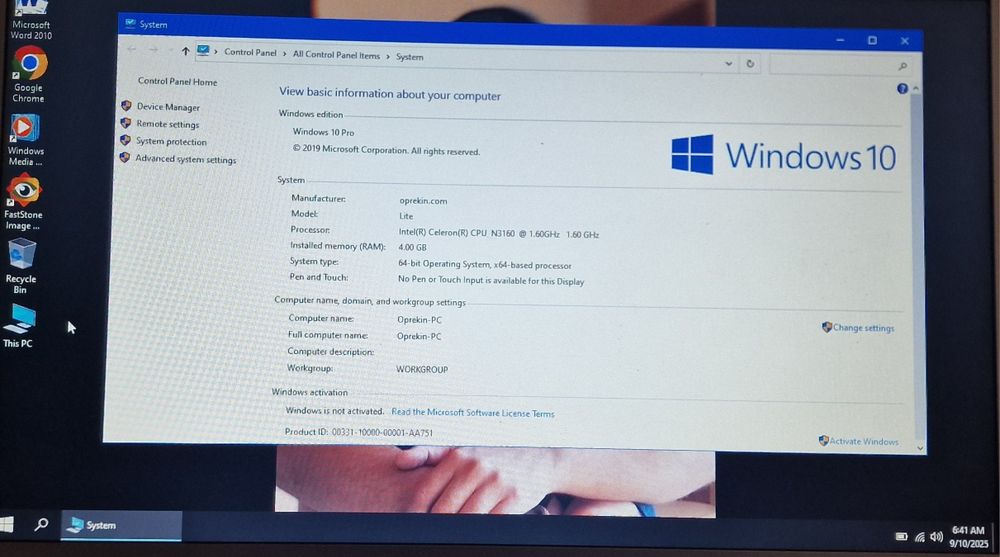 Vind laptop Acer crom