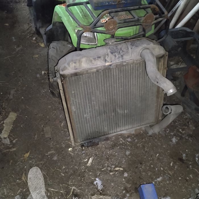 Радиатор мерс в рабочем состоянии