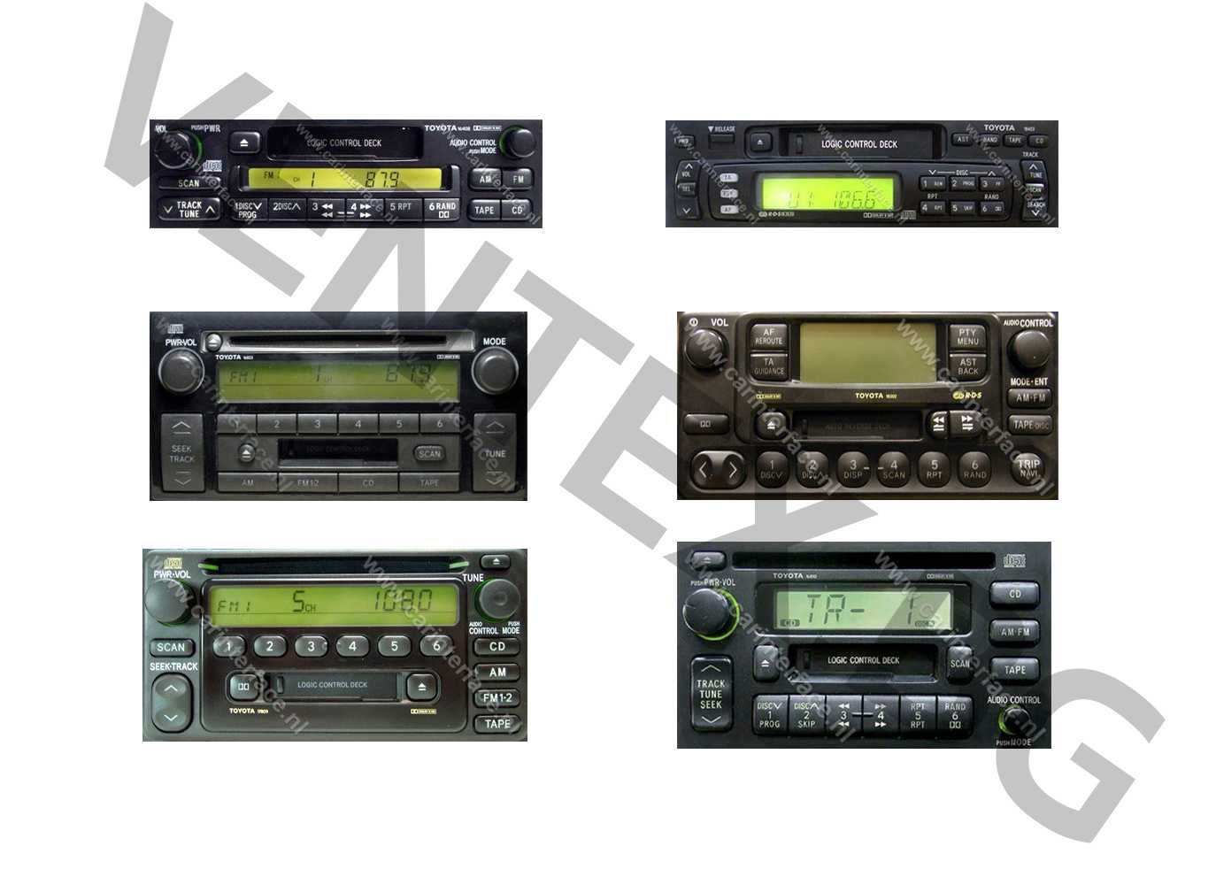 WEFA Дигитален чейнджър за Toyota от 1994 до 2005 + Bluetooth USB AUX