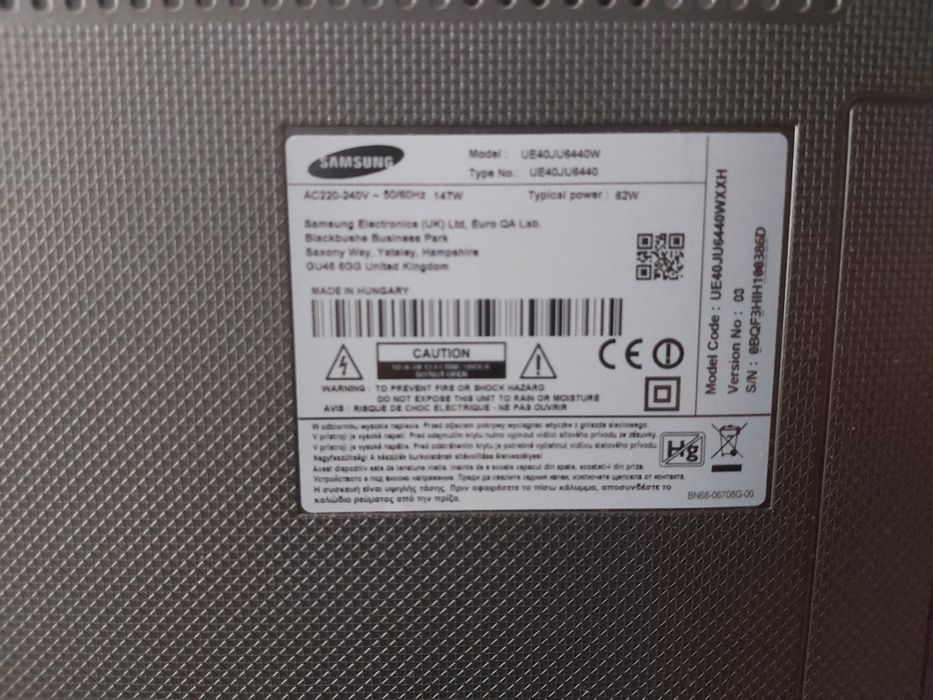 Televizor Samsung EU 40JU6440W led 4K