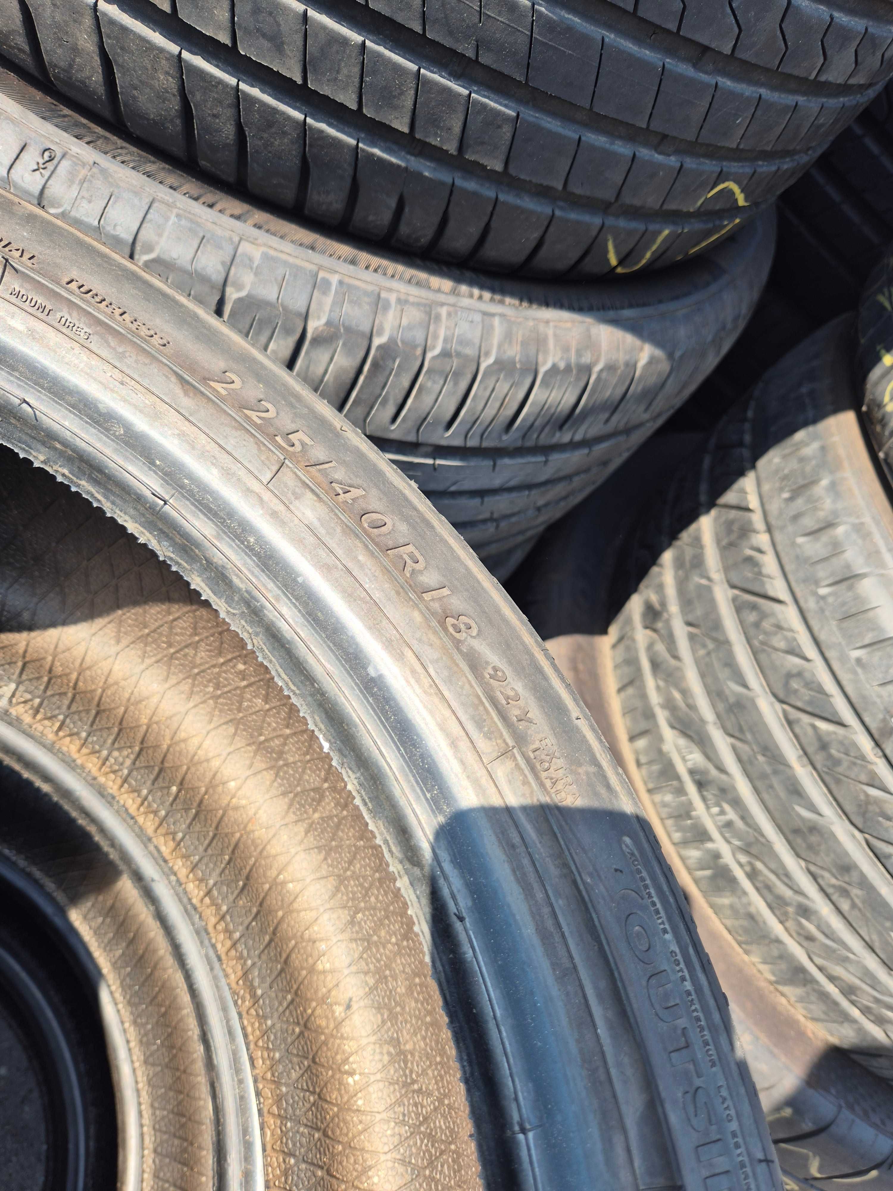 Anvelope de VARA 225/40/18 - DUNLOP - Stare buna - dot 2016
