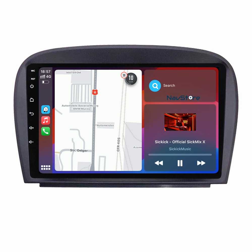 Navigatie Dedicata Mercedes SL R230 (2001-2011),Bluetooth,Wifi,Carplay