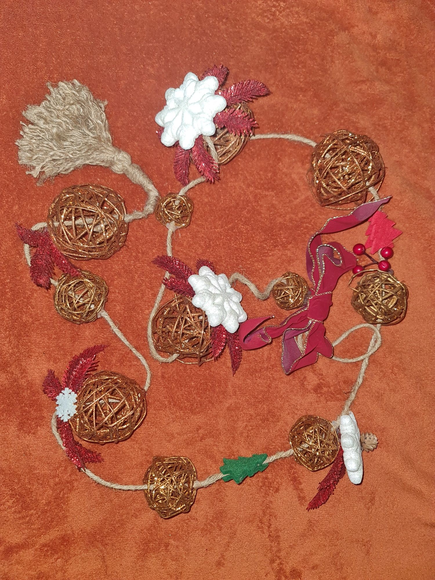 Ghirlanda craciun handmade