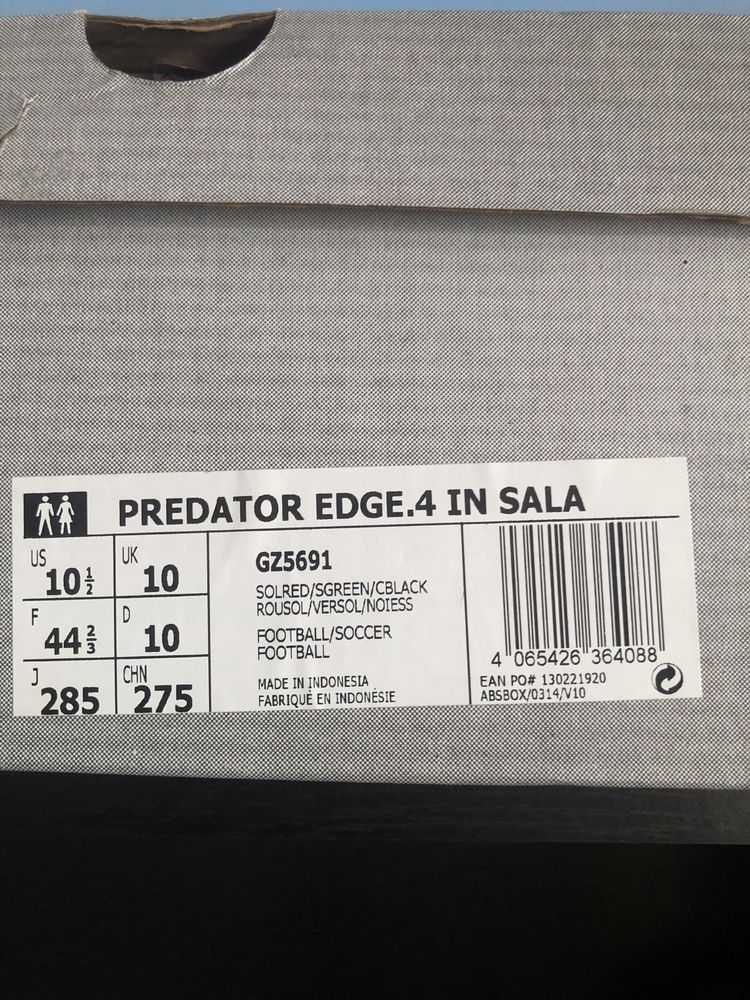 Adidas Predator Edge.4 in sala