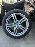 Jante Porsche Panamera ORIGINALE 20 inch+anvelope Michelin de iarna