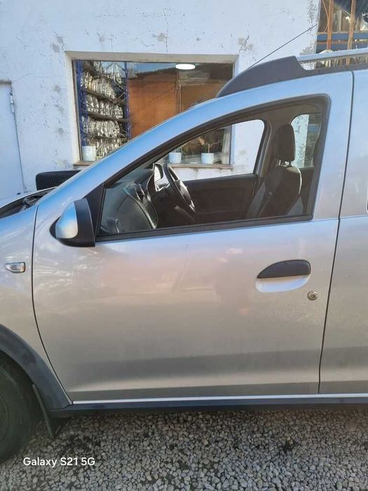 Usa Stanga Fata Dacia Sandero 2 Stepway 2012 - 2016 SUV 4 Usi PLATINUM SILVER Ted69 (1395)