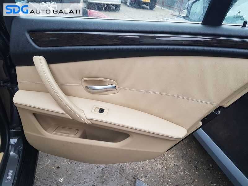 Fata Usa Portiera Interioara Spate Dreapta Piele Crem BMW Seria 5 E61 2003 - 2010