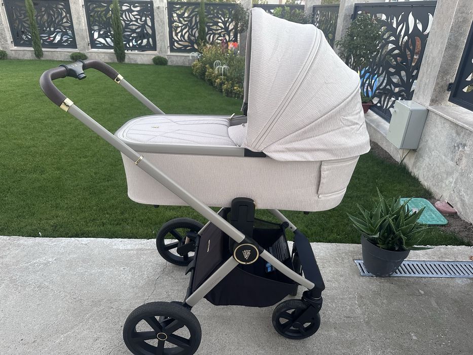 Детска количка Venicci Комбинирана количка 2 в 1 Upline Stone Beige