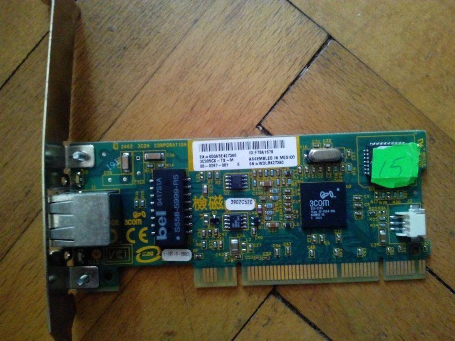 Placa de retea 3Com PCI 10/100Mbps 3C905CX-TX-M 3Com