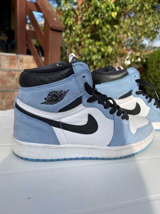 Jordan 1 Retro High - White University Blue Black - original