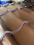 Tablă Tip Țiglă Metalică Acoperiș RAL 8017 Maro Cărămiziu Mat 0,5