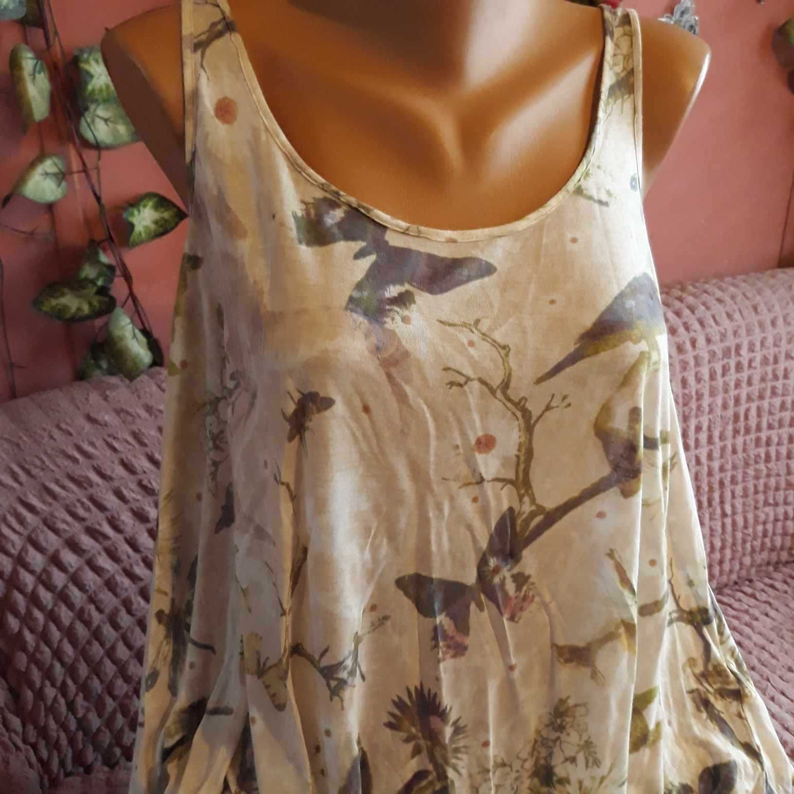 H&M Тениска/пеперуди-M/L размер