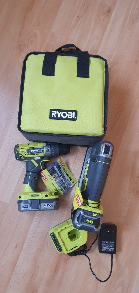 Set Ryobi 18V,filetanta și fierăstrău pendular NOI