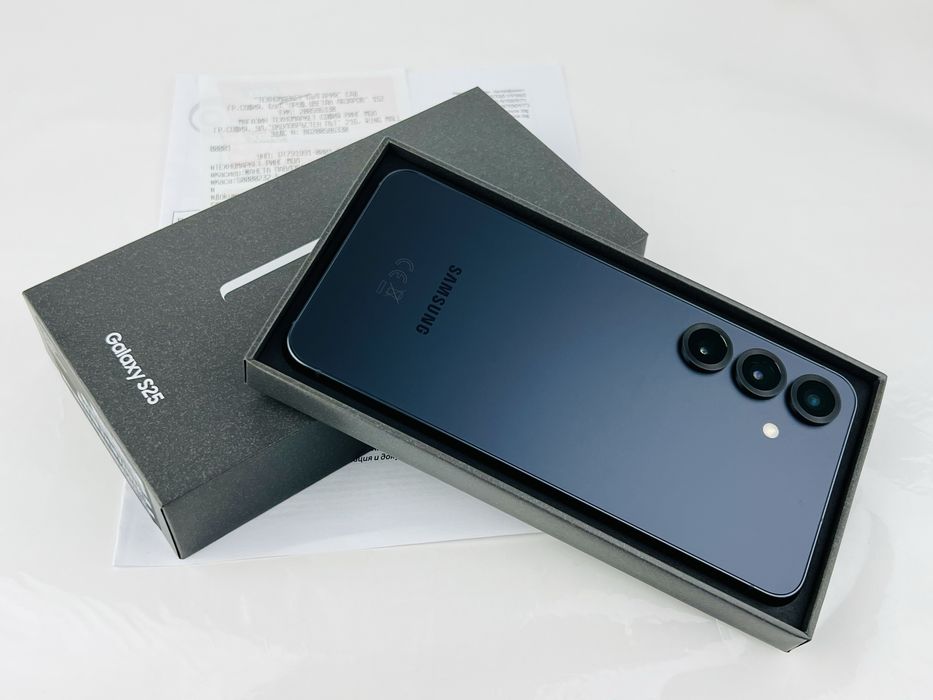 НОВ! Samsung Galaxy S25 5G 128GB 12RAM Blueblack Гаранция!