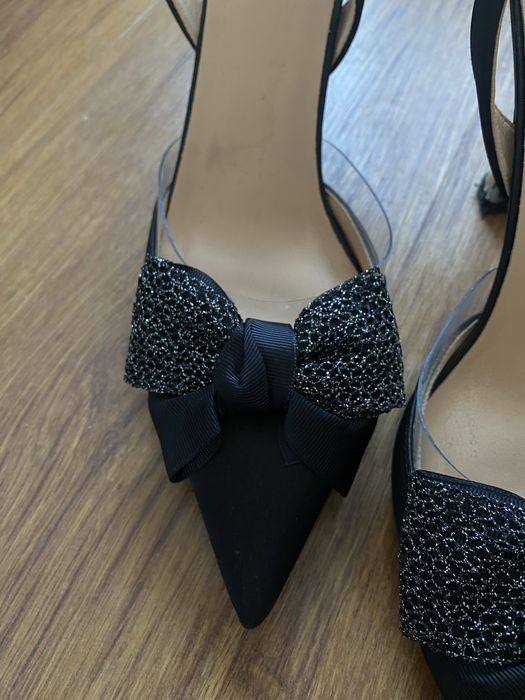 дамски черни токчета