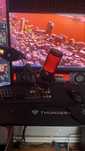 Microfon Aqirys Galileo RGB + braț + pop filter – stare impecabilă