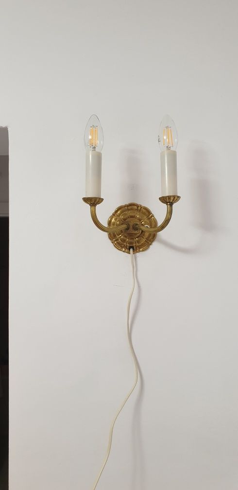 Aplica lampa perete vintage colectie alama Germania 1960