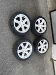 Jante 4x100 R16 + cauciucuri 195/45/r16
