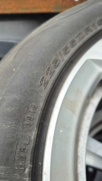 Оригинални алуминиеви джанти Ауди 5 112 16 летни гуми Нексен Швейцария