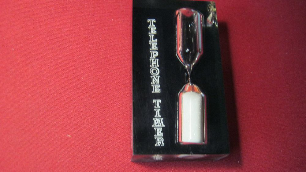 Clepsidra de colectie, telefonica,10 minute,1974.
