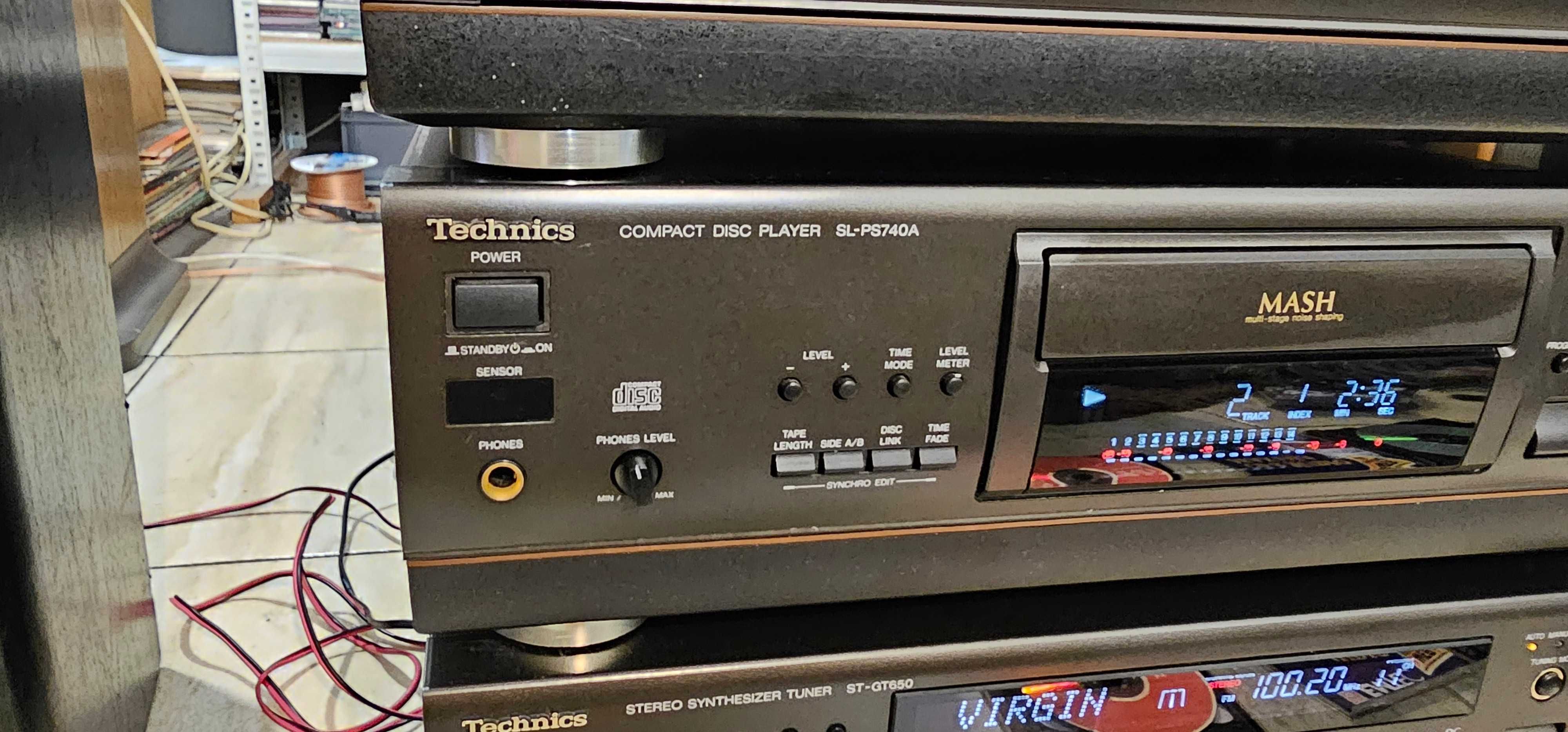 Cd player Technics SL-PS740 sau Deck Technics RS-BX646 Direct Drive!
