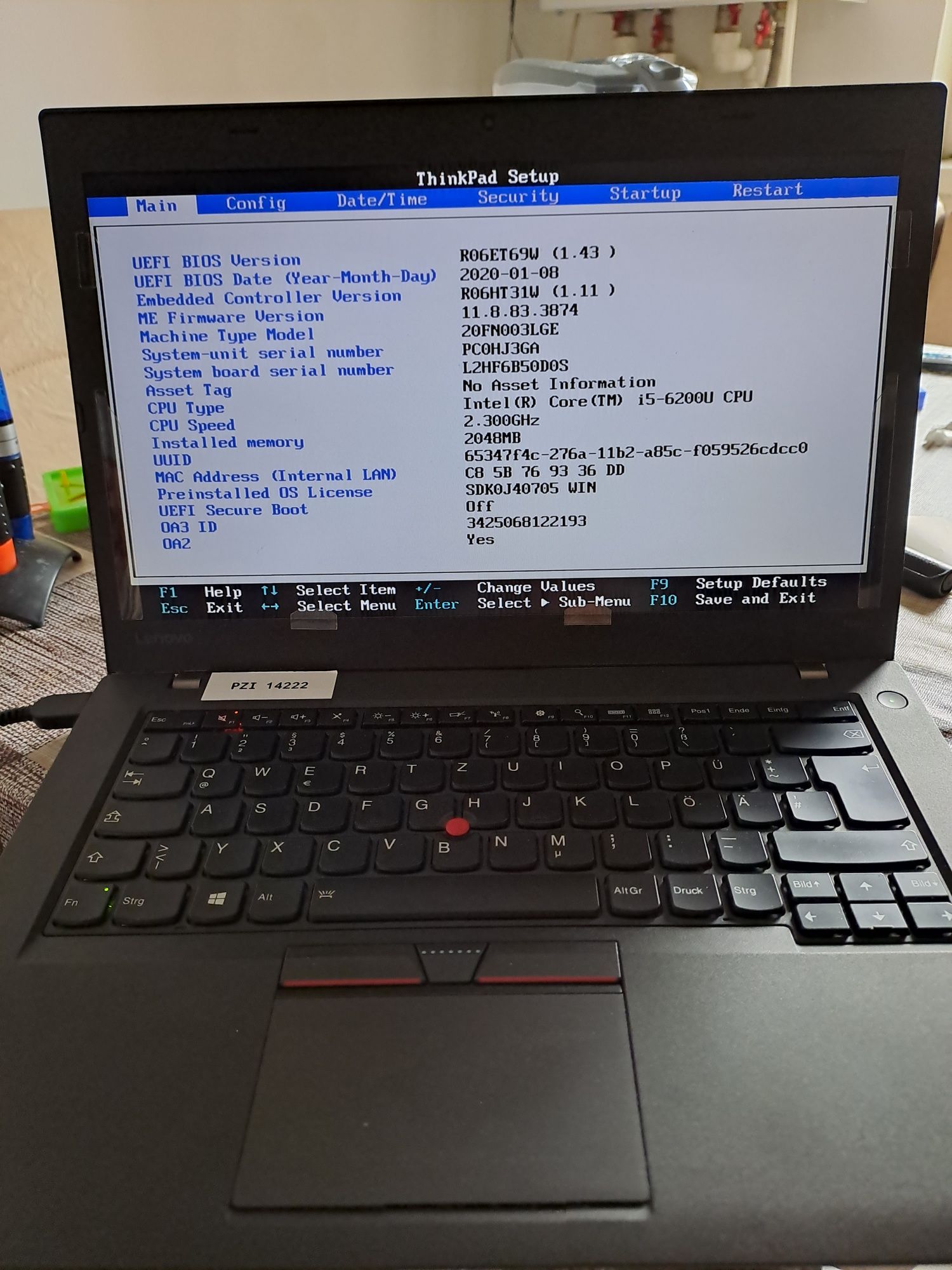 Lenovo t460 pentru piese