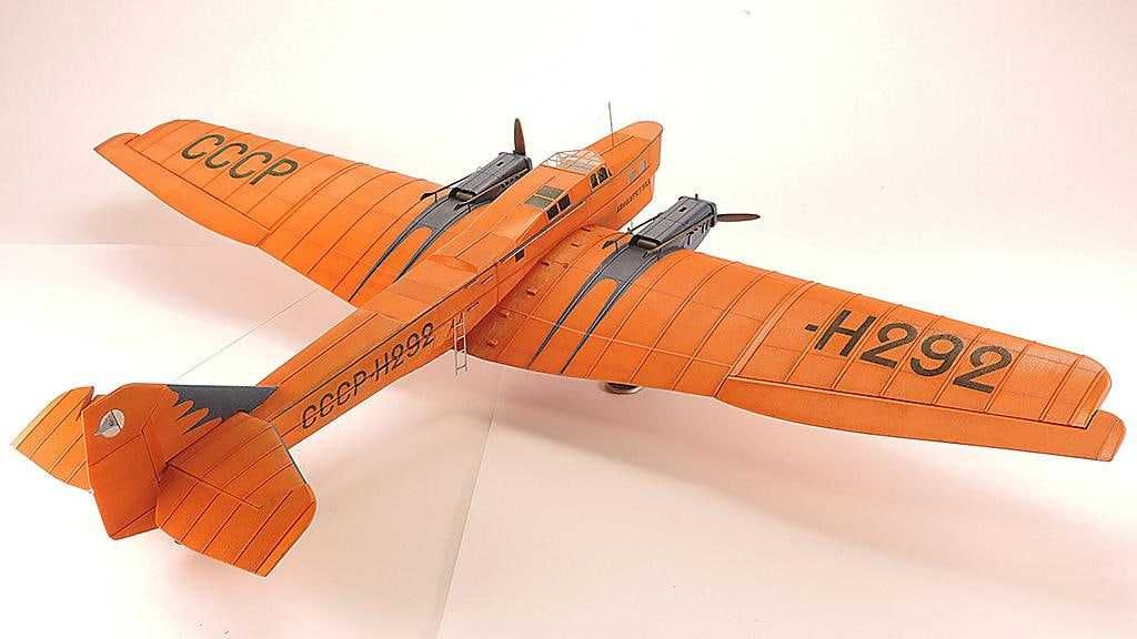 Сборная модель самолета Туполев Г-1 (MicroMir, 1/72)