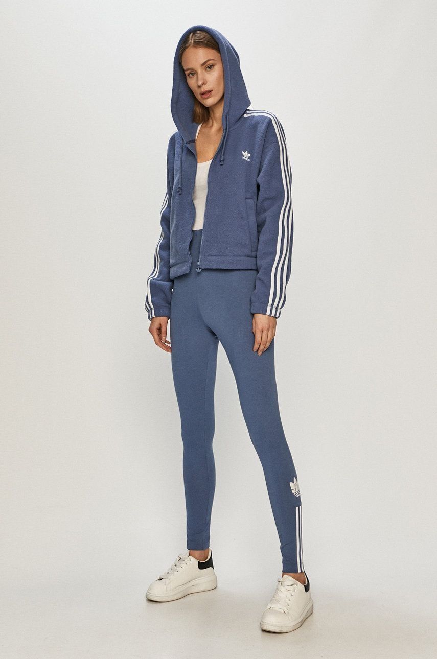 Adidas поларен суитшърт,къс модел