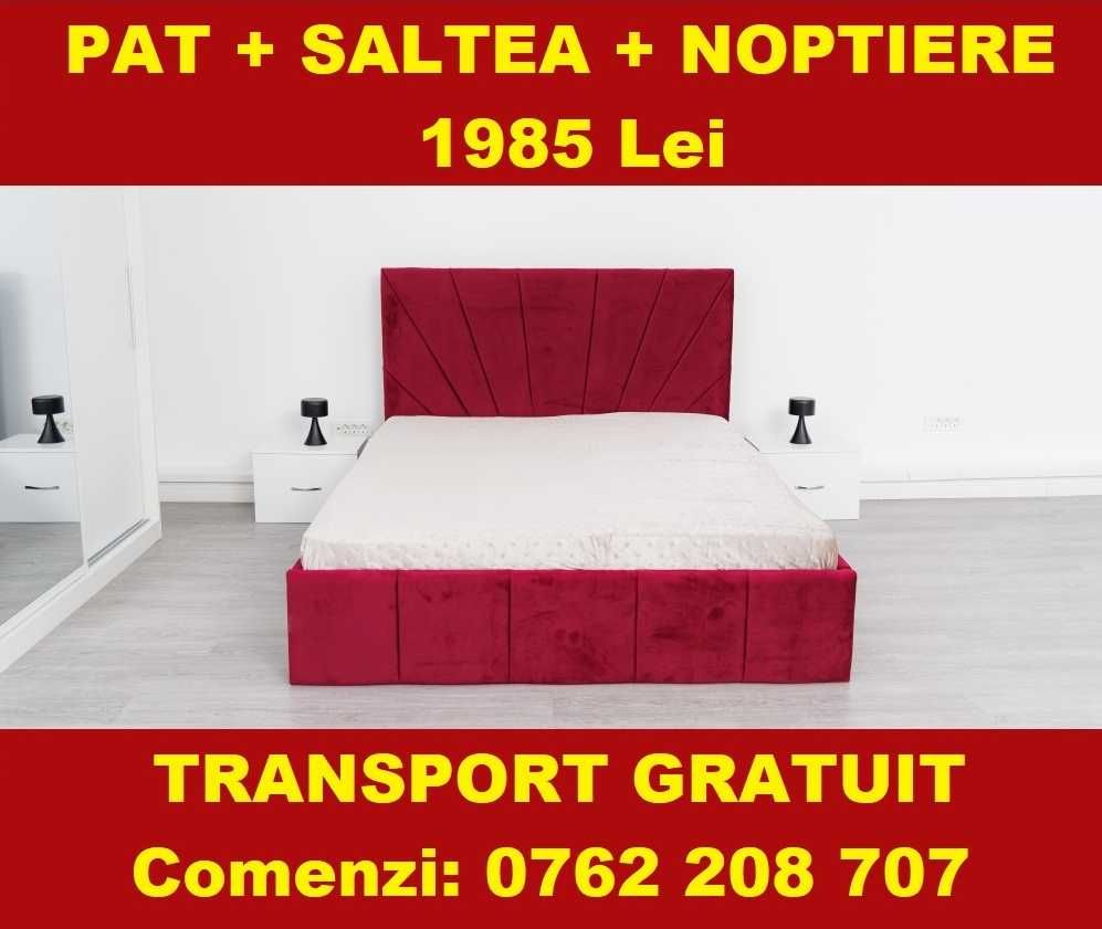 Paturi Tapițate Ieftine Gri Maro Negru Verde Alb Bej Turcoaz E7