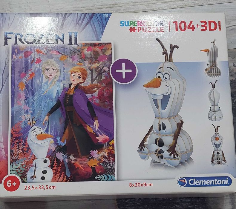 Clementoni - puzzle 3D Olaf