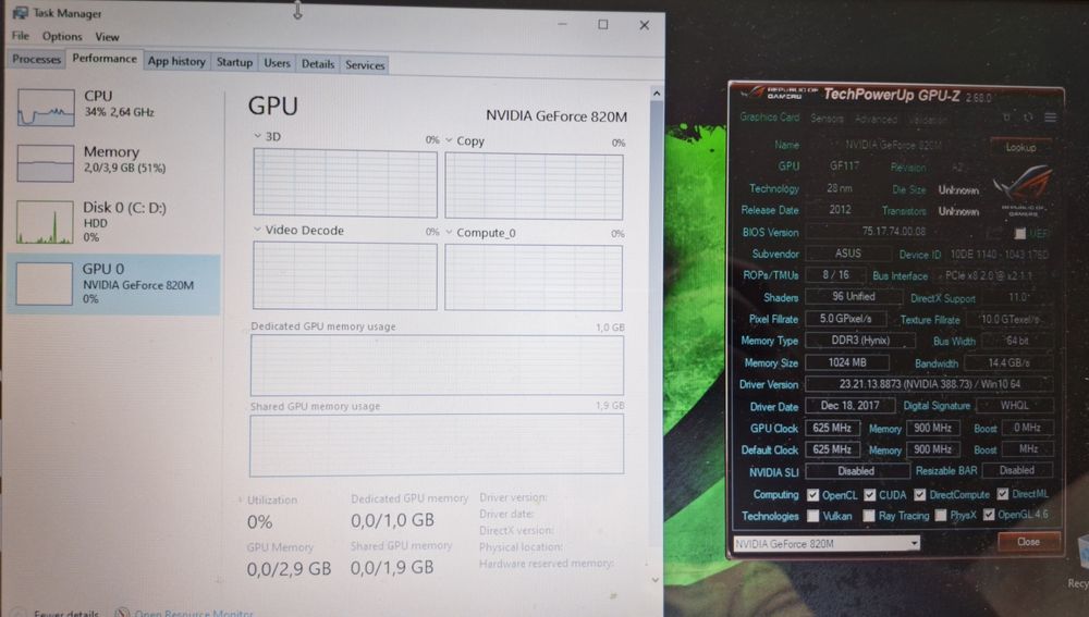 15.6' Asus X555MD Четириядрен Intel Pentium N3540/NVIDIA 820M 1GB/4GB