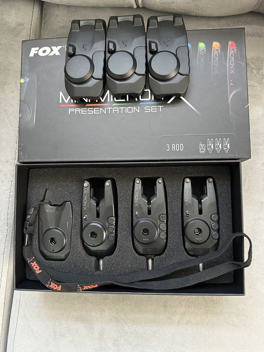 Fox Mini Micron X 3+1 сигнализатори на един риболов